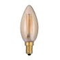 (Pack of 5) Vintage LED SES/E14 Candle Light Bulb (Lamp) 4w 250lm 1800k