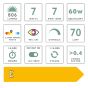 (Pack of 6) LED ES/E27 GLS Light Bulb (Lamp) 7.2w 806lm 2700k
