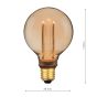 (Pack of 5) LED Medium Globe Light Bulb (Lamp) ES/E27 3.5W 120LM