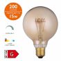 (Pack of 5) Vintage LED ES/E27 Globe Light Bulb (Lamp) 4w 200lm 1800k