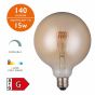 (Pack of 5) Vintage LED ES/E27 Globe Light Bulb (Lamp) 4w 140lm 1800k