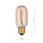 (Pack of 5) Vintage LED ES/E27 GLS Light Bulb (Lamp) 4w 250lm 1800k