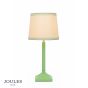 Joules Buscot Table Lamp Matt Green and Matt Antique Brass With Shade