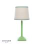 Joules Buscot Table Lamp Matt Green and Matt Antique Brass With Shade
