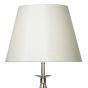 Bybliss Floor Lamp Satin Chrome With Shade (Multipack)