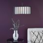 Cagliari 4 Light Pendant Matt Black With Shade