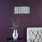 Cagliari 4 Light Pendant Matt Black With Shade