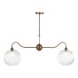Caliro 2 Light Bar Pendant Antique Bronze Fitting Only