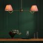 Caliro 2 Light Bar Pendant Antique Bronze Fitting Only