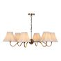 Caliro 6 Light Pendant Antique Bronze Fitting Only