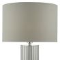 Cassandra Table Lamp Polished Chrome With Shade