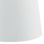 Cezanne White Faux Silk Tapered Drum Shade 35cm