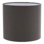 Chloris Grey Cotton Drum Shade 18cm