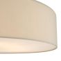 Cierro 6 Light Flush Taupe 80cm