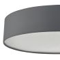 Cierro 6 Light Flush Grey 80cm