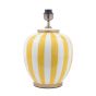 Circus Table Lamp Yellow Ceramic and White Ceramic Base Only