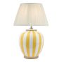 Circus Table Lamp Yellow Ceramic and White Ceramic Base Only