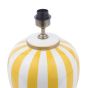Circus Table Lamp Yellow Ceramic and White Ceramic Base Only