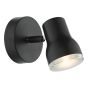 Clint Bathroom Wall Spotlight Matt Black IP44