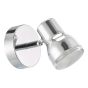 Clint Bathroom Wall Spotlight Polished Chrome IP44