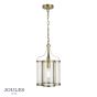 Joules Lamport Pendant Antique Brass and Glass