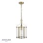Joules Lamport Pendant Antique Brass and Glass