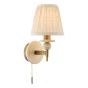Colenza Wall Light Antique Bronze and Travertine Bracket Only