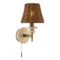 Colenza Wall Light Antique Bronze and Travertine Bracket Only