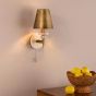 Colenza Wall Light Antique Bronze and Travertine Bracket Only