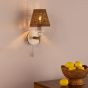 Colenza Wall Light Antique Bronze and Travertine Bracket Only