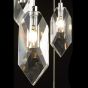 Crystal 12 Light Cluster Pendant Polished Chrome & Crystal