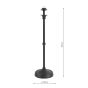 Dahl Rechargeable Table Lamp Matt Black Base Only LED