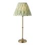 Dahl Rechargeable Table Lamp Matt Antique Brass With Shade LED