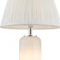 Deandra Table Lamp Yellow and White Art Glass With Shade