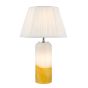 Deandra Table Lamp Yellow and White Art Glass Base Only