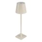 Derrick Rechargeable Outdoor Table Lamp Satin Taupe LED IP54