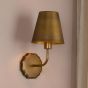 Dijon Wall Light Antique Bronze With Bronze Metal Shade