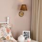 Dijon Wall Light Antique Bronze With Hand-Woven Rattan Shade