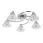Dilys 5 Light Semi-Flush Polished Chrome