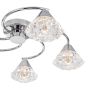 Dilys 5 Light Semi-Flush Polished Chrome
