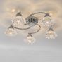 Dilys 5 Light Semi-Flush Polished Chrome