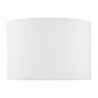 Dolce White Cotton Drum Shade 30cm
