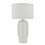 Dolce Table Lamp White Ceramic With Shade