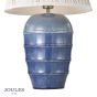 Joules Osborne Table Lamp Blue Ceramic With Shade