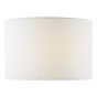 Drago Ivory Linen Drum Shade 32cm