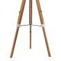 Easel Floor Lamp Light Wood With Shade