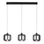 Eileen 3 Light Bar Pendant Matt Black LED