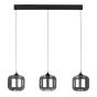 Eileen 3 Light Bar Pendant Matt Black LED