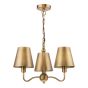 Elara 3 Light Pendant Antique Bronze With Bronze Metal Shades