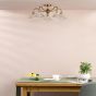 Elara 5 Light Semi-Flush Antique Bronze Fitting Only